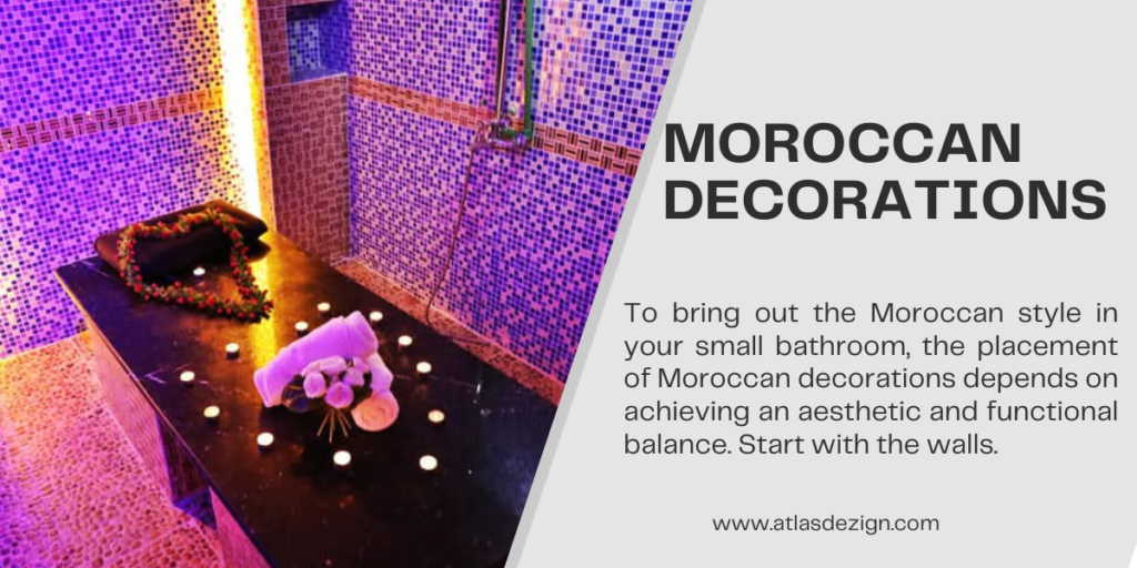 Moroccan Bathroom: Ideas and Tips for Designing a Small Bathroom Inspired by the Moroccan Style.